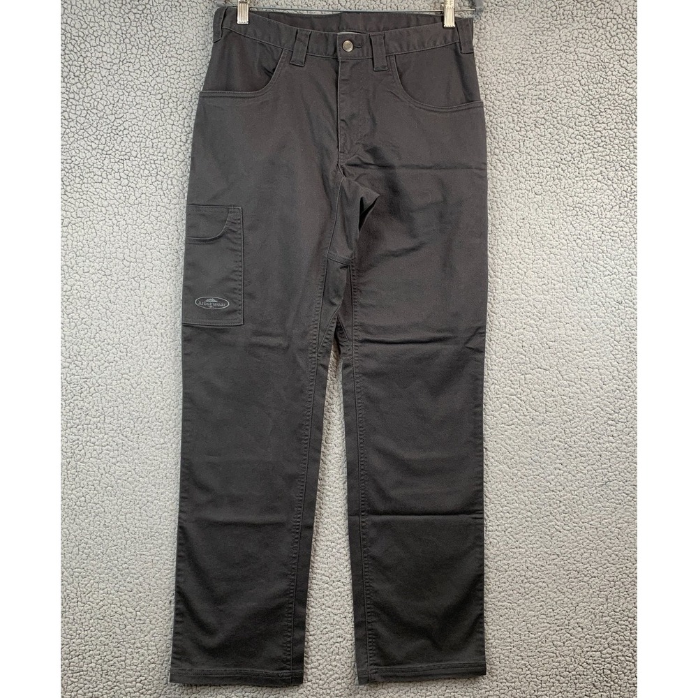Arborwear Pants Men's Gray 32W 32L Cotton Blend Stretch Utility Cargo